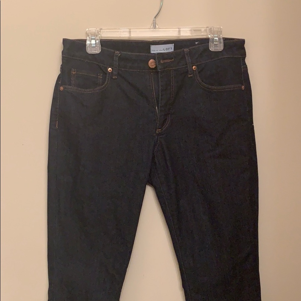 Never worn Loft curvy skinny  jeans